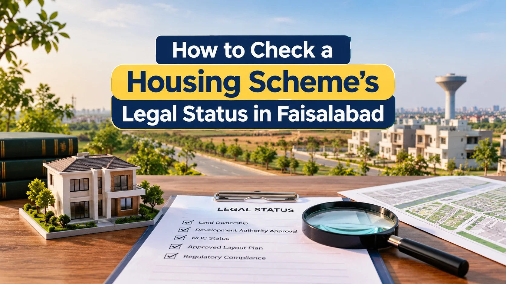 How to Check a Housing Scheme’s Legal Status in Faisalabad