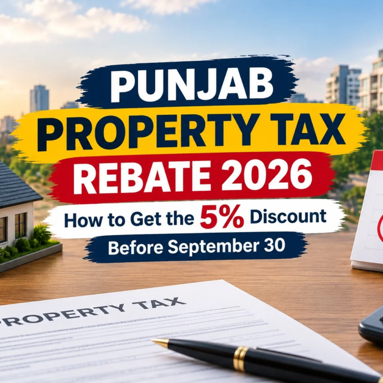 Punjab Property Tax Rebate 2026: How to Get the 5% Discount Before September 30