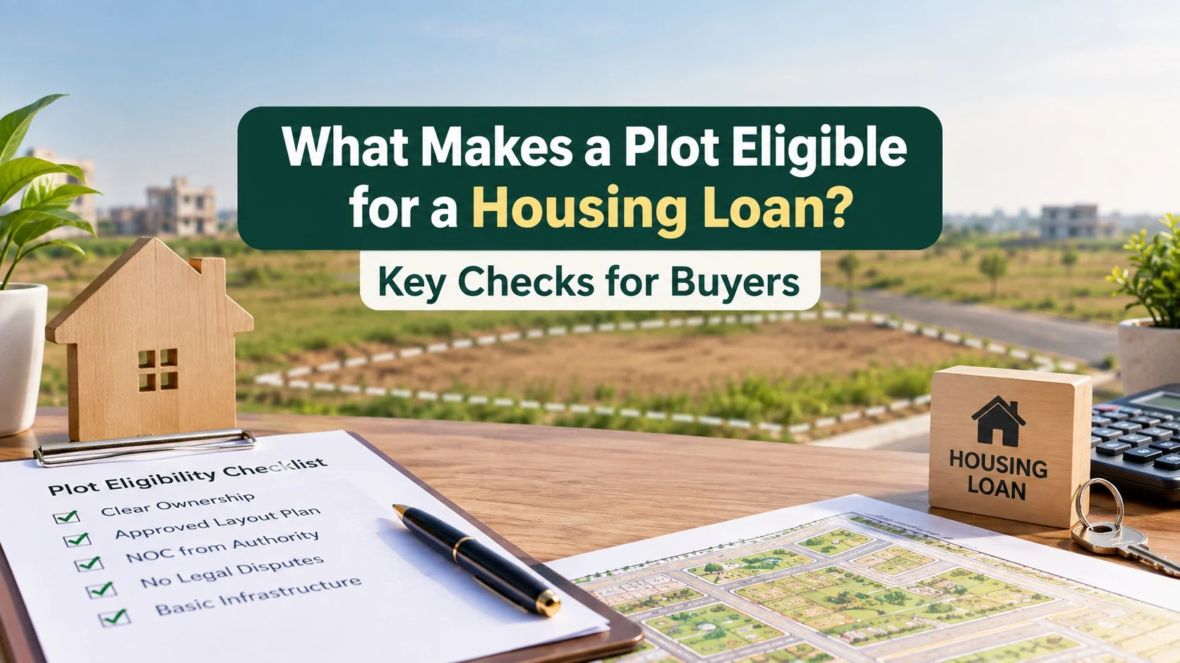 What Makes a Plot Eligible for a Housing Loan? Key Checks for Buyers