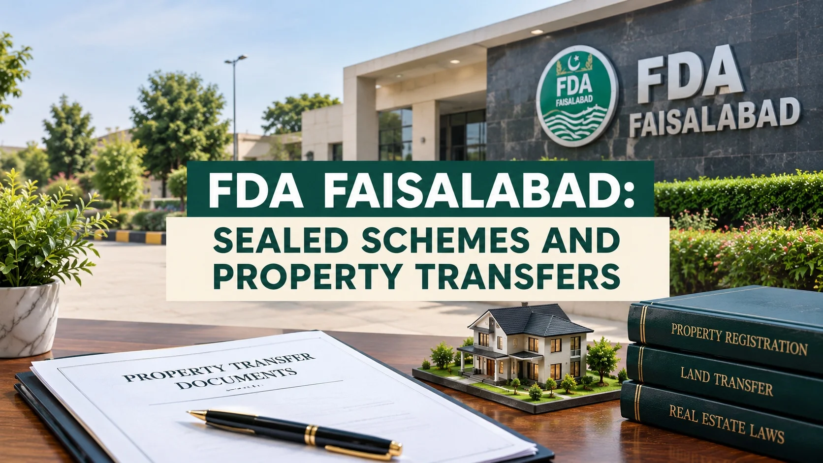 FDA Faisalabad: Sealed Schemes and Property Transfers